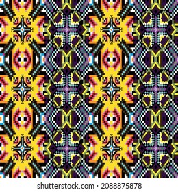 fondo de color abstracto del graffiti hermosos polígonos Patrón geométrico brillante sin costuras Calidad ilustración vectorial para su diseño