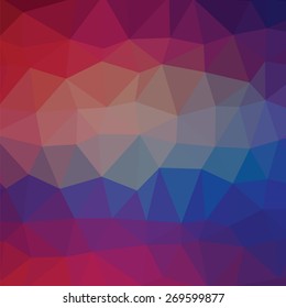 Abstract Colored Background. Graphic Design Useful For Your Design. Colorful Polygonal Texture.