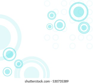 
abstract colored background of rings, vector graphics