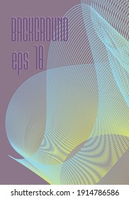 Abstract colored background with sample text Vector illustration for design