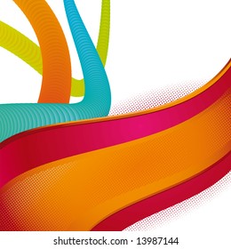 Abstract colored background. Simple and clear. Space left open for your text or artwork.