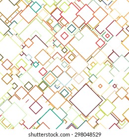 Abstract colored background, square design vector illustration.