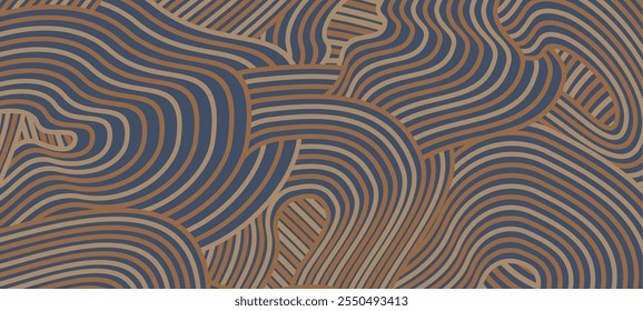 Abstract colored background textured irregular wave striped lines. seamless geometric pattern design for certificates, invitations, textiles, apparel, covers, banners and more.