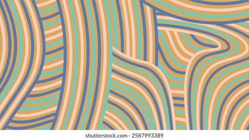 Abstract colored background textured irregular wave striped lines. seamless geometric pattern design for certificates, invitations, textiles, apparel, covers, banners and more.