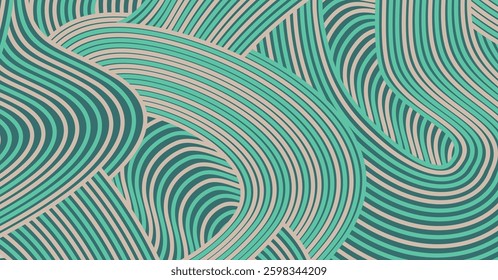 Abstract colored background textured irregular wave striped lines. seamless geometric pattern design for certificates, invitations, textiles, apparel, covers, banners and more.
