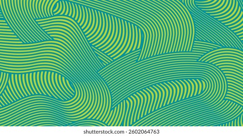 Abstract colored background textured irregular wave striped lines. seamless geometric pattern design for certificates, invitations, textiles, apparel, covers, banners and more.