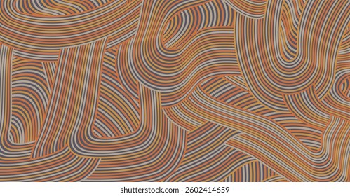 Abstract colored background textured irregular wave striped lines. seamless geometric pattern design for certificates, invitations, textiles, apparel, covers, banners and more.