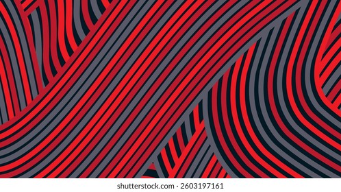 Abstract colored background textured irregular wave striped lines. seamless geometric pattern design for certificates, invitations, textiles, apparel, covers, banners and more.