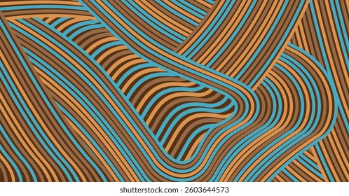 Abstract colored background textured irregular wave striped lines. seamless geometric pattern design for certificates, invitations, textiles, apparel, covers, banners and more.