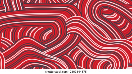 Abstract colored background textured irregular wave striped lines. seamless geometric pattern design for certificates, invitations, textiles, apparel, covers, banners and more.