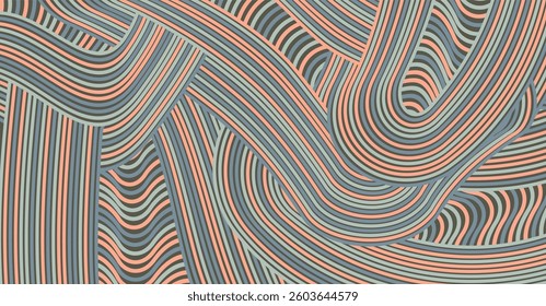 Abstract colored background textured irregular wave striped lines. seamless geometric pattern design for certificates, invitations, textiles, apparel, covers, banners and more.