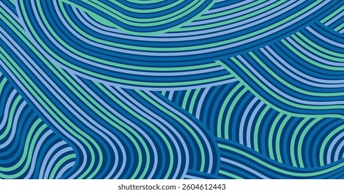 Abstract colored background textured irregular wave striped lines. seamless geometric pattern design for certificates, invitations, textiles, apparel, covers, banners and more.