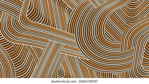 Abstract colored background textured irregular wave striped lines. seamless geometric pattern design for certificates, invitations, textiles, apparel, covers, banners and more.