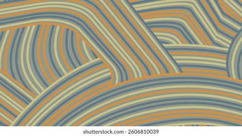 Abstract colored background textured irregular wave striped lines. seamless geometric pattern design for certificates, invitations, textiles, apparel, covers, banners and more.