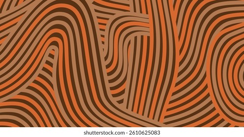 Abstract colored background textured irregular wave striped lines. seamless geometric pattern design for certificates, invitations, postcard, textiles, apparel, covers, banners and more.