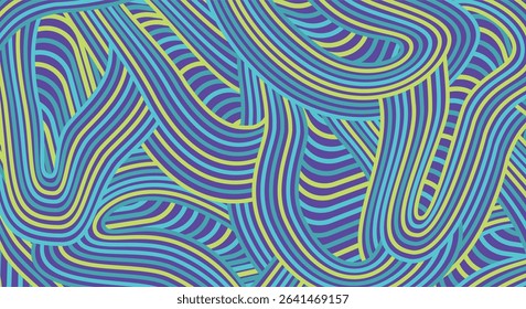 Abstract colored background textured irregular wave striped lines. seamless geometric pattern design for certificates, invitations, postcard, textiles, apparel, covers, banners and more.
