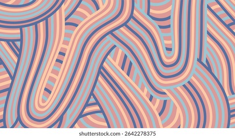 Abstrato colorido fundo texturizado onda irregular listrada linhas. design de padrão geométrico sem costura para certificados, convites, cartão postal, têxteis, vestuário, capas, banners e muito mais.