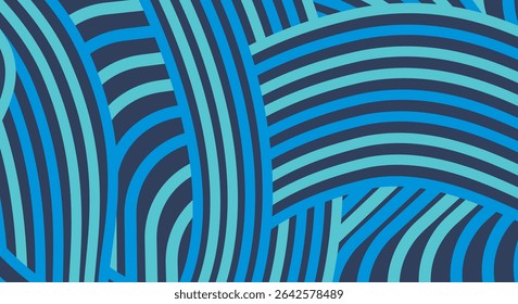 Abstract colored background textured irregular wave striped lines. seamless geometric pattern design for certificates, invitations, postcard, textiles, apparel, covers, banners and more.