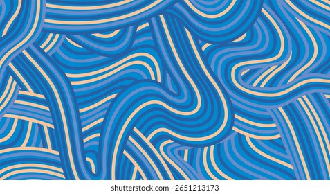 Abstract colored background textured irregular wave striped lines. seamless geometric pattern design for certificates, invitations, postcard, textiles, apparel, covers, banners and more.