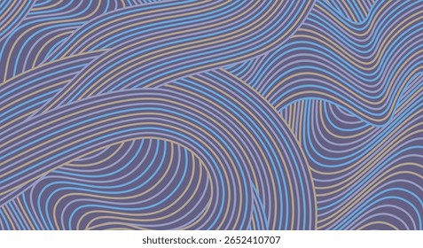 Abstract colored background textured irregular wave striped lines. seamless geometric pattern design for certificates, invitations, postcard, textiles, apparel, covers, banners and more.