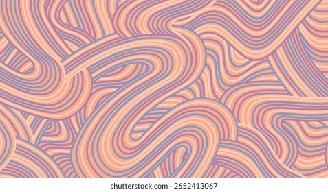 Abstrakter farbiger Hintergrund strukturiert unregelmäßige Welle gestreiften Linien. nahtloses geometrisches Musterdesign für Zertifikate, Einladungen, Postkarten, Textilien, Bekleidung, Cover, Banner und mehr.