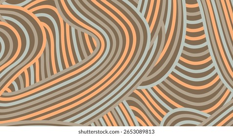 Abstract colored background textured irregular wave striped lines. seamless geometric pattern design for certificates, invitations, postcard, textiles, apparel, covers, banners and more.