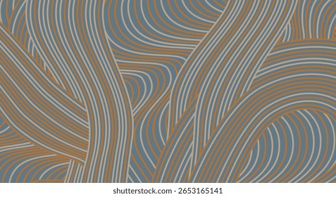 Abstract colored background textured irregular wave striped lines. seamless geometric pattern design for certificates, invitations, postcard, textiles, apparel, covers, banners and more.