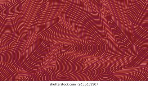 Abstract colored background textured irregular wave striped lines. seamless geometric pattern design for certificates, invitations, postcard, textiles, apparel, covers, banners and more.