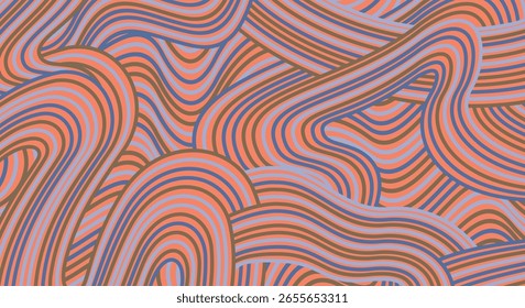Abstrato colorido fundo texturizado onda irregular listrada linhas. design de padrão geométrico sem costura para certificados, convites, cartão postal, têxteis, vestuário, capas, banners e muito mais.