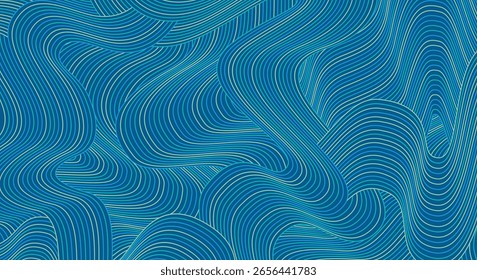Abstract colored background textured irregular wave striped lines. seamless geometric pattern design for certificates, invitations, postcard, textiles, apparel, covers, banners and more.