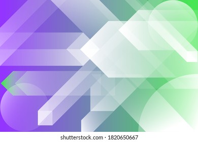 Abstract colored background from triangles, circles and lines. Vector. Geometric figures. Horizontal vibrant gradient background for projects. Modern style. Illustration for website and poster.