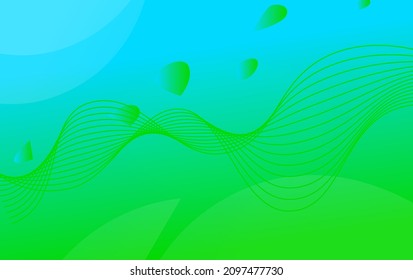 Abstract colored background from triangles, circles and lines. Vector. Geometric figures. Horizontal vibrant gradient background for projects. Modern style. Illustration for website and poster.