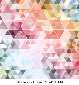 Abstract colored background. Triangular vector background. Polygonal style