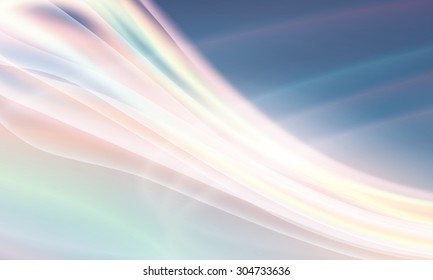 Abstract colored background and two vector rainbows