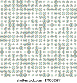 abstract colored background with various round objects