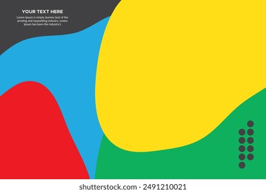 Abstract colored background. Vector graphics.