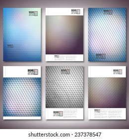 Abstract colored backgrounds, triangle design vector. Brochure, flyer or report for business, templates vector.
