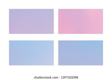 Abstract colored blurred gradient mesh background Set of Abstract Color Gradient Background for your Design.