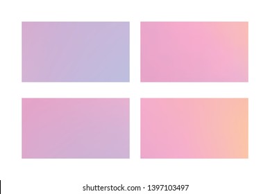 Abstract colored blurred gradient mesh background Set of Abstract Color Gradient Background for your Design.