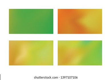 Abstract colored blurred gradient mesh background Set of Festive abstract backgrounds