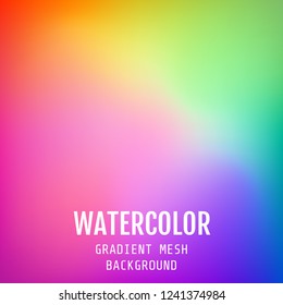 Abstract colored bright gradient mesh oriental background.  Modern multicolored trendy design. Applicable for the design of user interfaces, mobile app, flyers, posters, banners, and other.