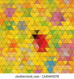 Abstract colored bright summer background, triangular geometric style