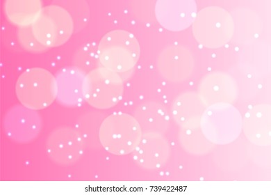 Abstract colored circles bokeh