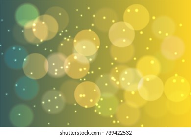 Abstract colored circles bokeh