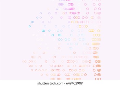Abstract colored circles, bubbles, sphere or ellipses shape pattern. Good for web page, wallpaper, graphic design, catalog, texture or background. Vector graphic.