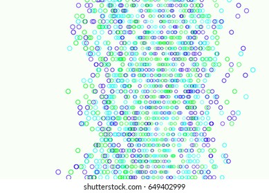 Abstract colored circles, bubbles, sphere or ellipses shape pattern. Good for web page, wallpaper, graphic design, catalog, texture or background. Vector graphic.