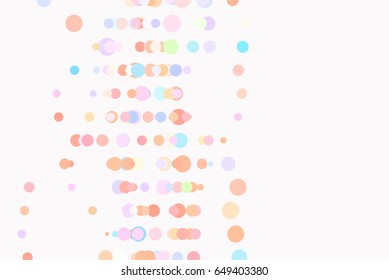 Abstract colored circles, bubbles, sphere or ellipses shape pattern. Good for web page, wallpaper, graphic design, catalog, texture or background. Vector graphic.