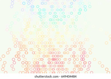 Abstract colored circles, bubbles, sphere or ellipses shape pattern. Good for web page, wallpaper, graphic design, catalog, texture or background. Vector graphic.