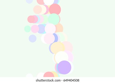 Abstract colored circles, bubbles, sphere or ellipses shape pattern. Good for web page, wallpaper, graphic design, catalog, texture or background. Vector graphic.