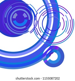 Abstract colored circles, lines, on white background, vector, business Abstract colored circles, lines, on white background, vector, business